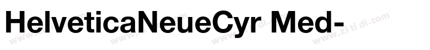 HelveticaNeueCyr Med字体转换